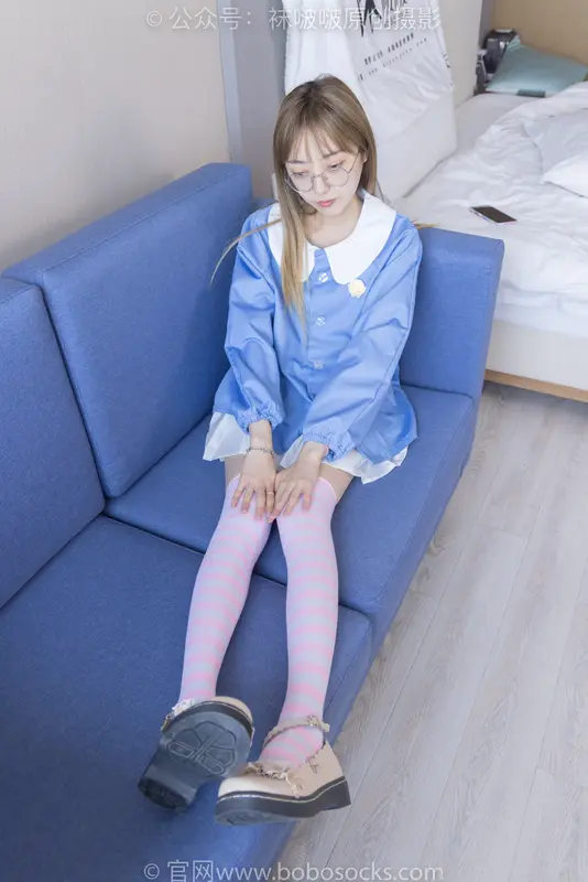 [BoBoSocks袜啵啵]NO.229 稚予-板鞋、皮鞋、两双大腿袜 6